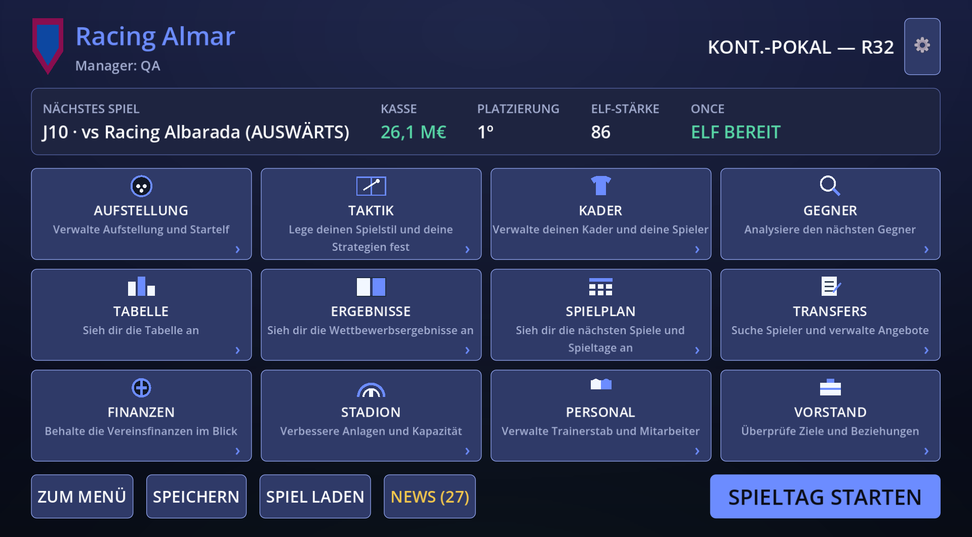 Das Vereins-Dashboard
