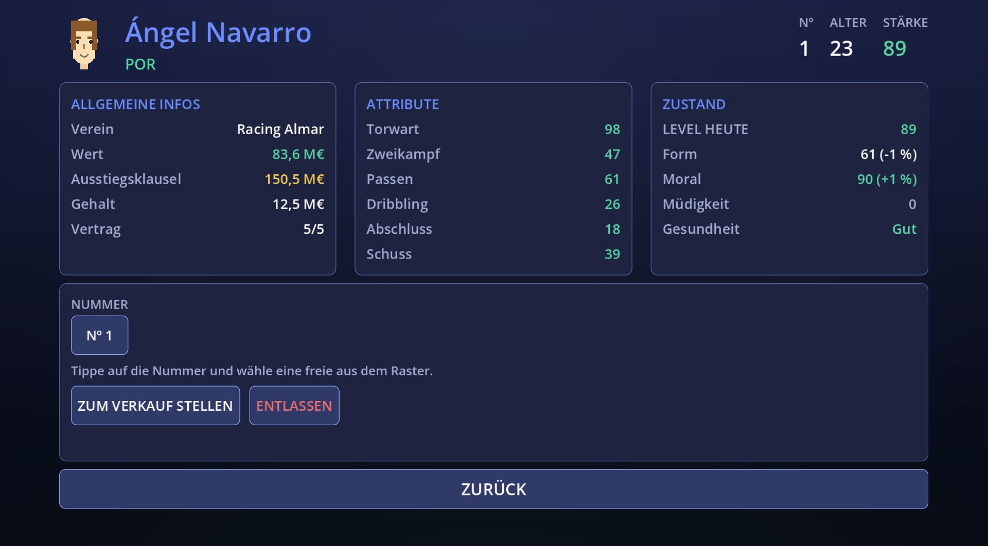 Spielerprofil
